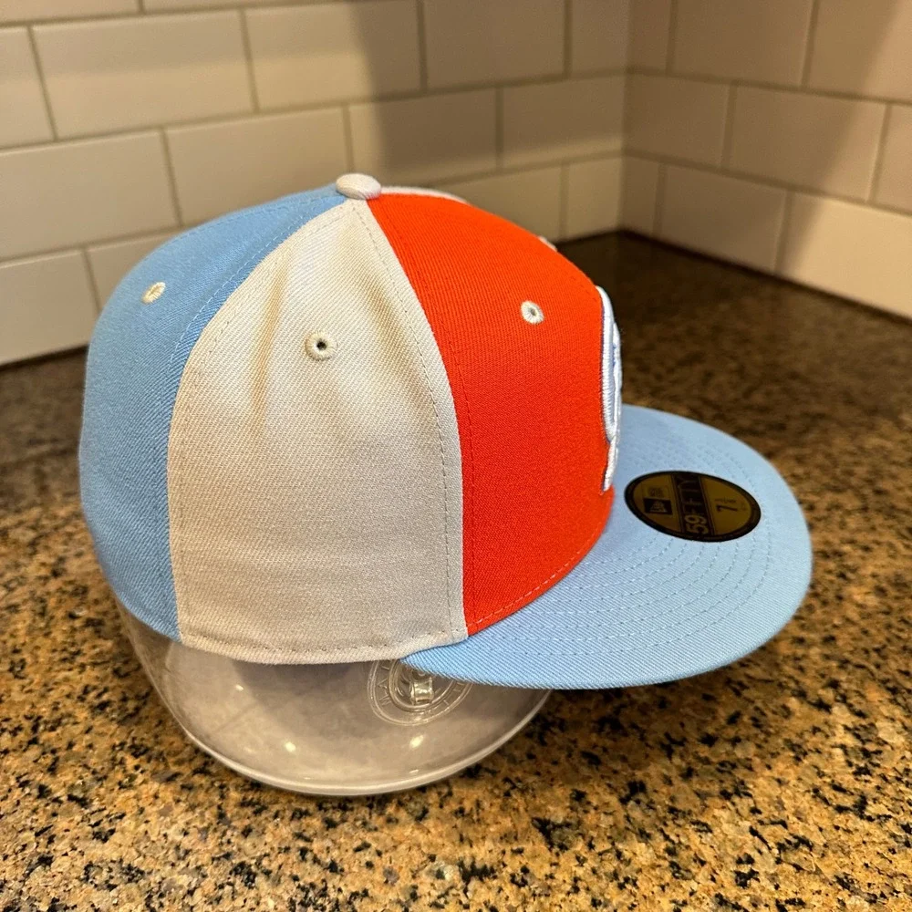 Oklahoma City Dodgers MiLB Basebell New Era 59FIFTY Copa Hat Cap Size 7 3/8‎ New